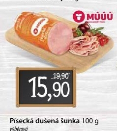 Šunka dušená písecká výběrová Maso uzeniny Písek