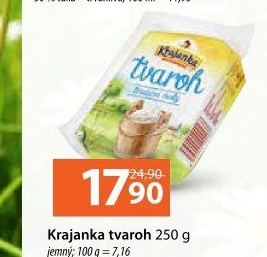 Tvaroh jemný 8% Krajanka