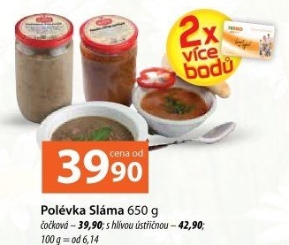 Polévka čočková Sláma