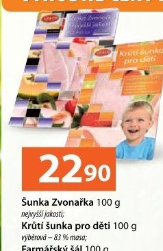 Šunka Zvonařka nejvyšší jakosti LE&amp