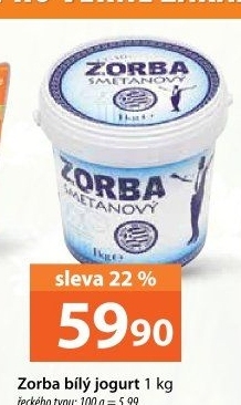 Bílý jogurt řecký Zorba