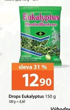 Bonbony mentolové Eukalyptus