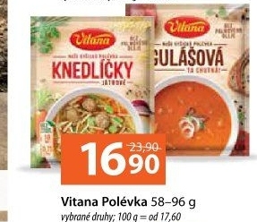 Instantní polévky Vitana