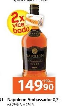 Brandy Napoleon Ambassador Stock