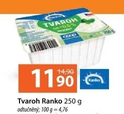 Tvaroh odtučněný Ranko