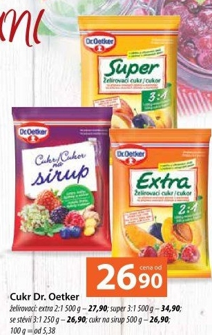 Želírovací cukr Extra Dr. Oetker