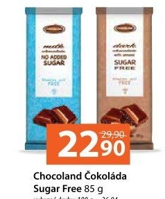 Čokoláda bez cukru Chocoland