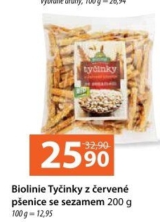 Tyčinky bio Biolinie