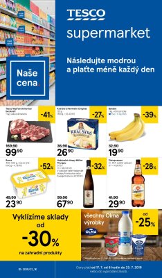 akční leták Tesco 17.7.2019-23.7.2019