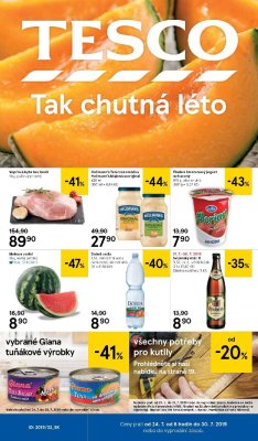 akční leták Tesco 24.7.2019-30.7.2019