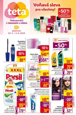 akční leták Teta drogerie 25.7.2019-5.8.2019