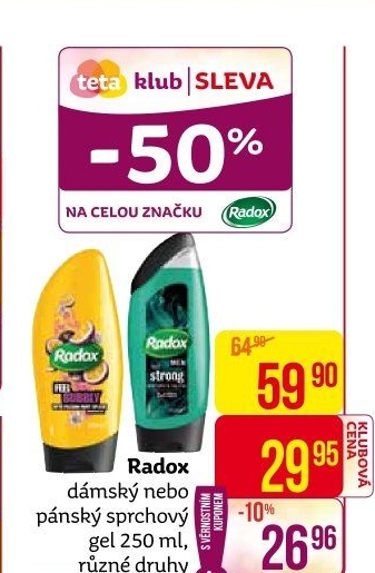 Sprchový gel Radox