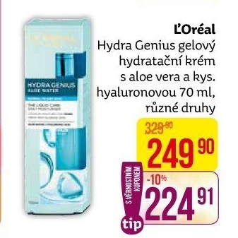 Gel pleťový Hydra Genius L'