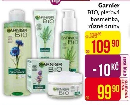 Kosmetika pleťová Garnier Bio