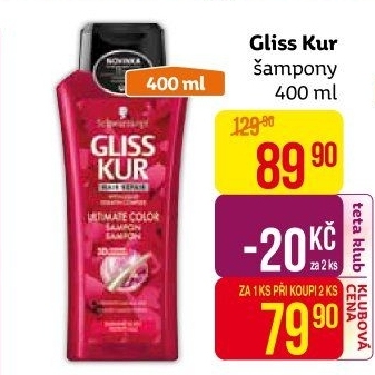 Šampon Gliss Kur Schwarzkopf