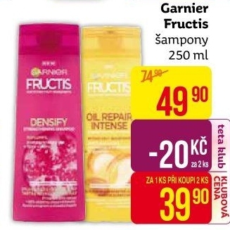 Šampon Fructis Garnier