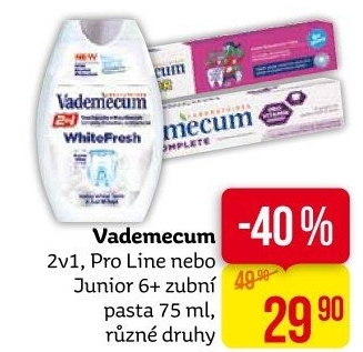 Pasty na zuby 2v1 Vademecum