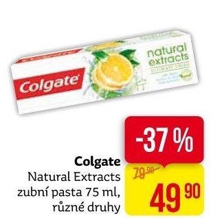 Pasty na zuby Natural Extracts Colgate
