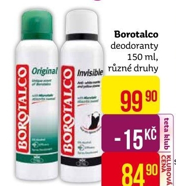 Deodorant sprej Borotalco
