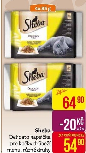 Kapsičky pro kočky Delicato Sheba