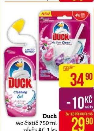 Gelový čistič WC Duck