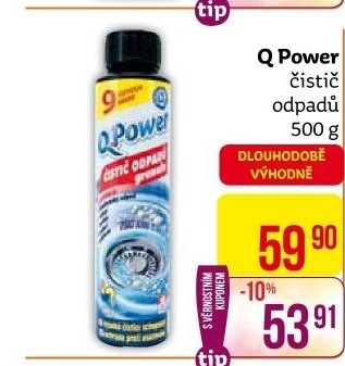 Čistič odpadů Q Power