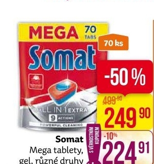 Tablety do myčky Somat