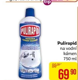 Čistič na vodní kámen Pulirapid