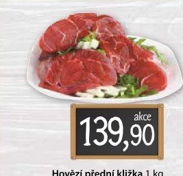 Hovězí přední bez kosti - kližka