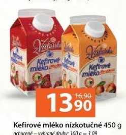 Kefírové mléko ochucené Mlékárna Valašské Meziříčí