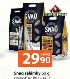 Salámky Snaq Kostelecké uzeniny