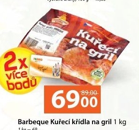 Kuřecí křídla na gril Barbecue Vodňanské kuře