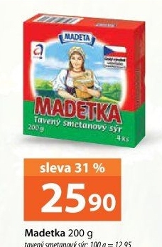 Sýr tavený smetanový Madetka