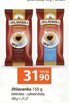 Mleté kávy Jihlavanka
