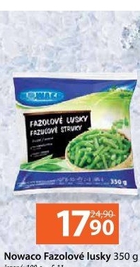 Lusky fazolové mražené Nowaco