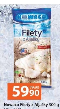 Filety mražené z Aljašky Nowaco