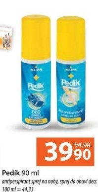 Deodorant sprej na nohy Pedik Alpa