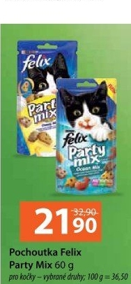 Pamlsky pro kočky Party mix Felix Purina