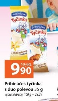 Dezert tyčinka Pribináček