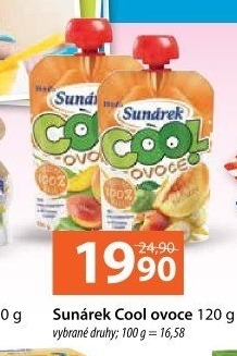 Ovocné pyré Do ručičky Cool Sunárek