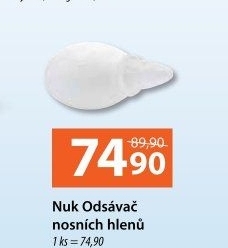 Nosní odsávačka hlenů Nuk