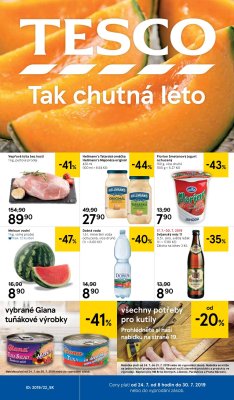 akční leták Tesco 24.7.2019-30.7.2019