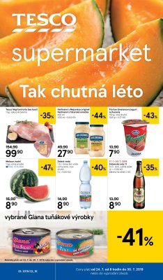 akční leták Tesco 24.7.2019-30.7.2019