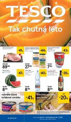 akční leták Tesco 24.7.2019-30.7.2019