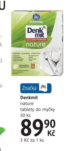 Tablety do myčky Nature Denkmit