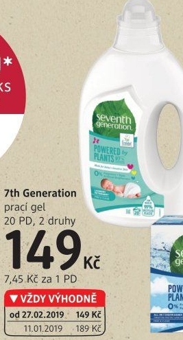 Prací gel Seventh Generation