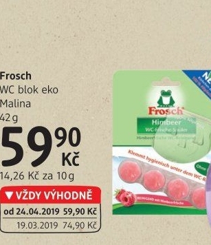 WC blok tuhý Eko Frosch