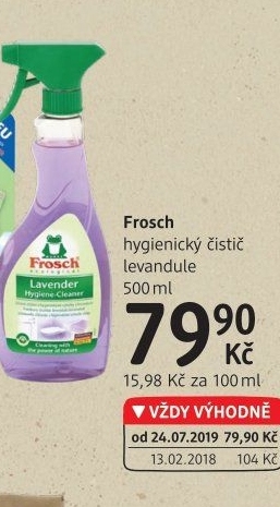 Čistič ve spreji Frosch