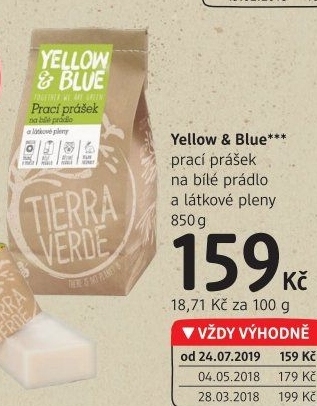 Prací prášek Yellow&amp