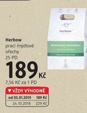 Prací mýdlové ořechy Herbow